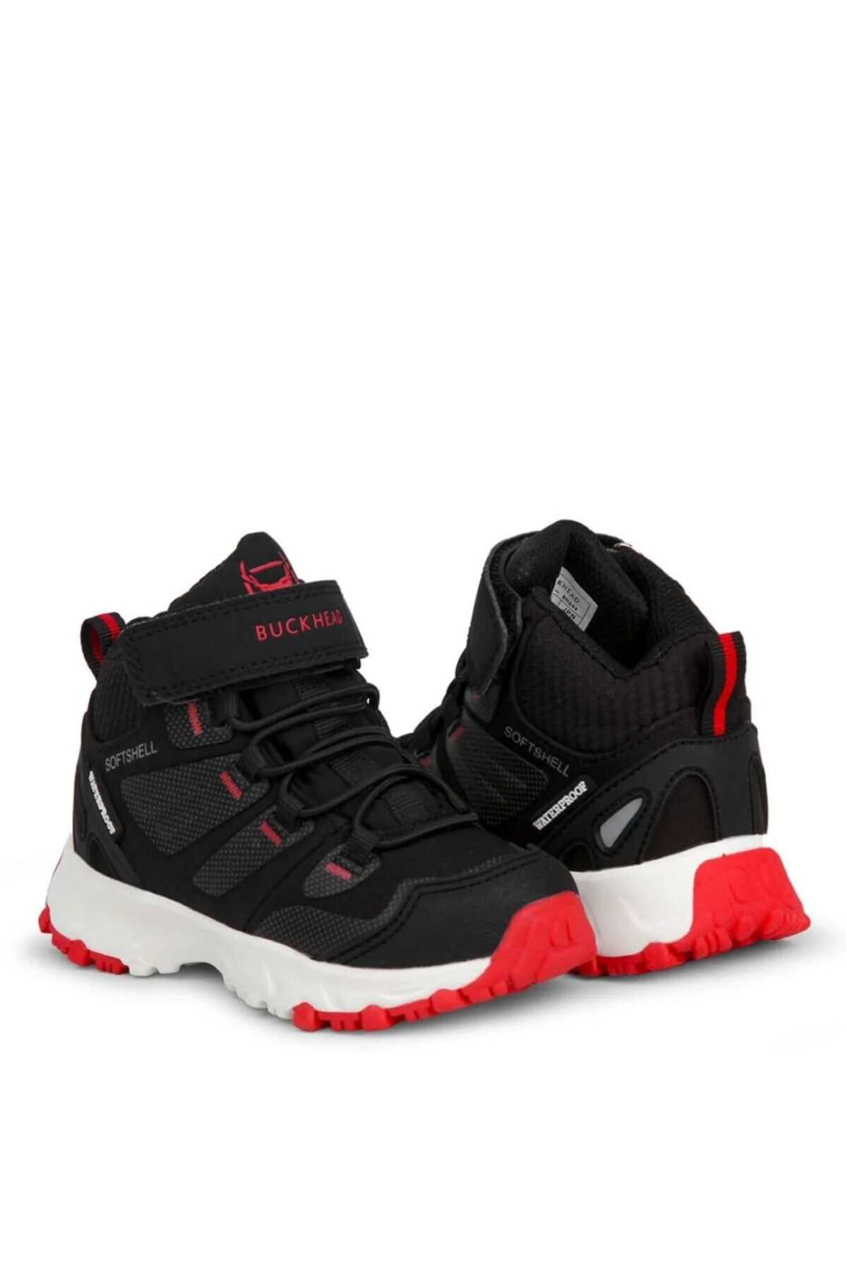 Buckhead Zyon High Çocuk Bot BUCK3005 - Siyah/Kırmızı