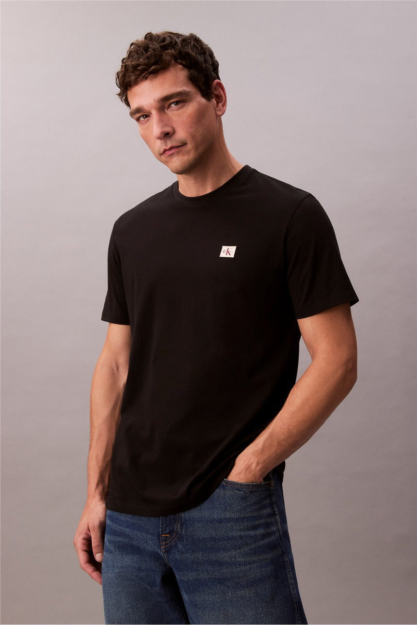 Calvin Klein Erkek SS CLASSIC 30S HERITAGE LBL TEE LV04RC272G - Siyah