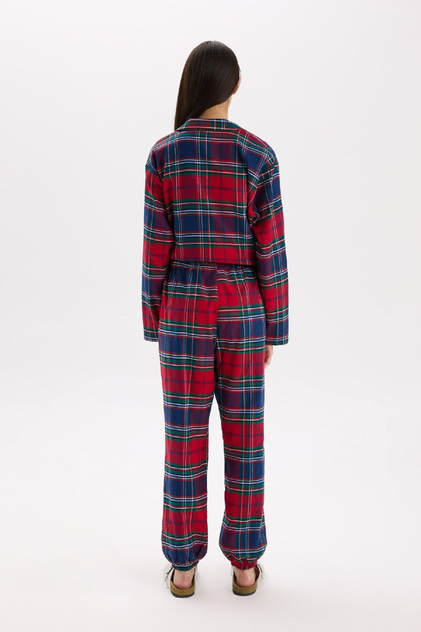 Defacto Kadın Woven Bottoms X9052AZ - Kırmızı