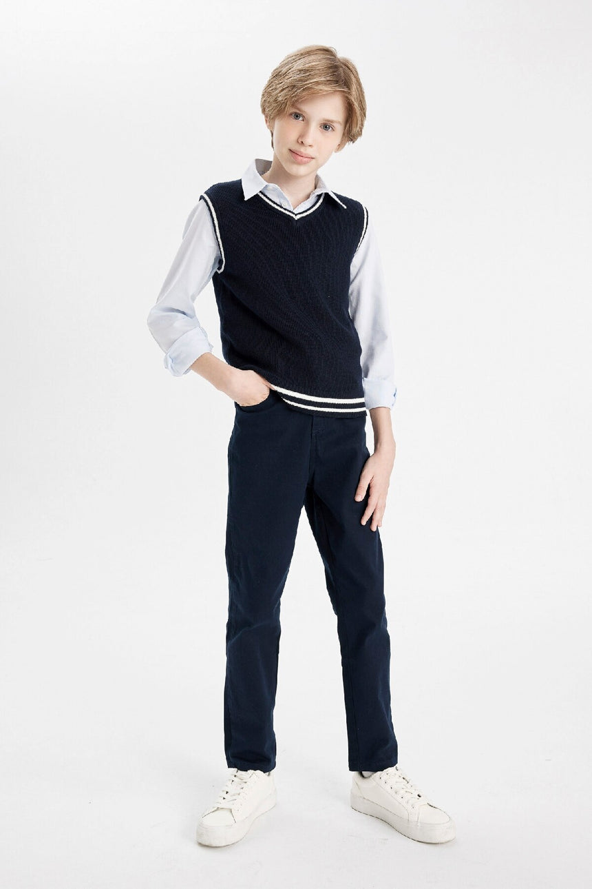 Defacto Çocuk Trousers U3254A6 - Koyu Lacivert