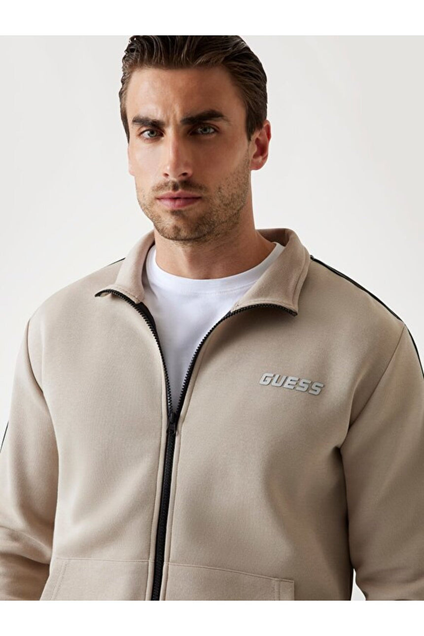 GUESS ERKEK MICKEY FULL ZIP SWEA Z2YQ10KB3P2 - Bej