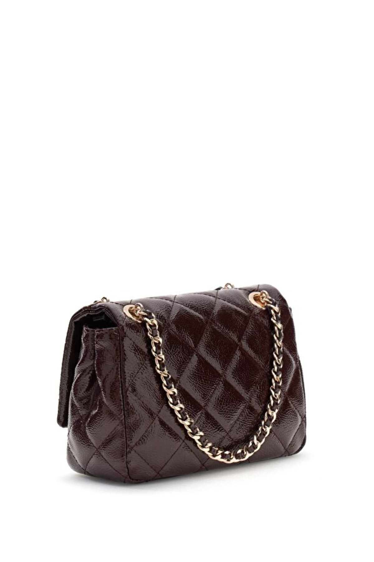 Guess Juliet Mini Kadın Omuz Çantası HWQT2456740 - Koyu Kırmızı