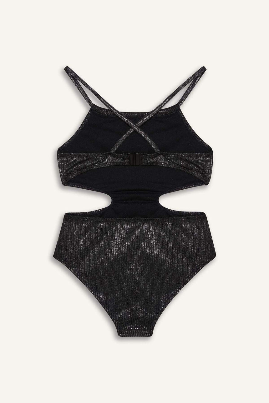 Defacto Çocuk Woven Swimsuit E5222A8 - Siyah