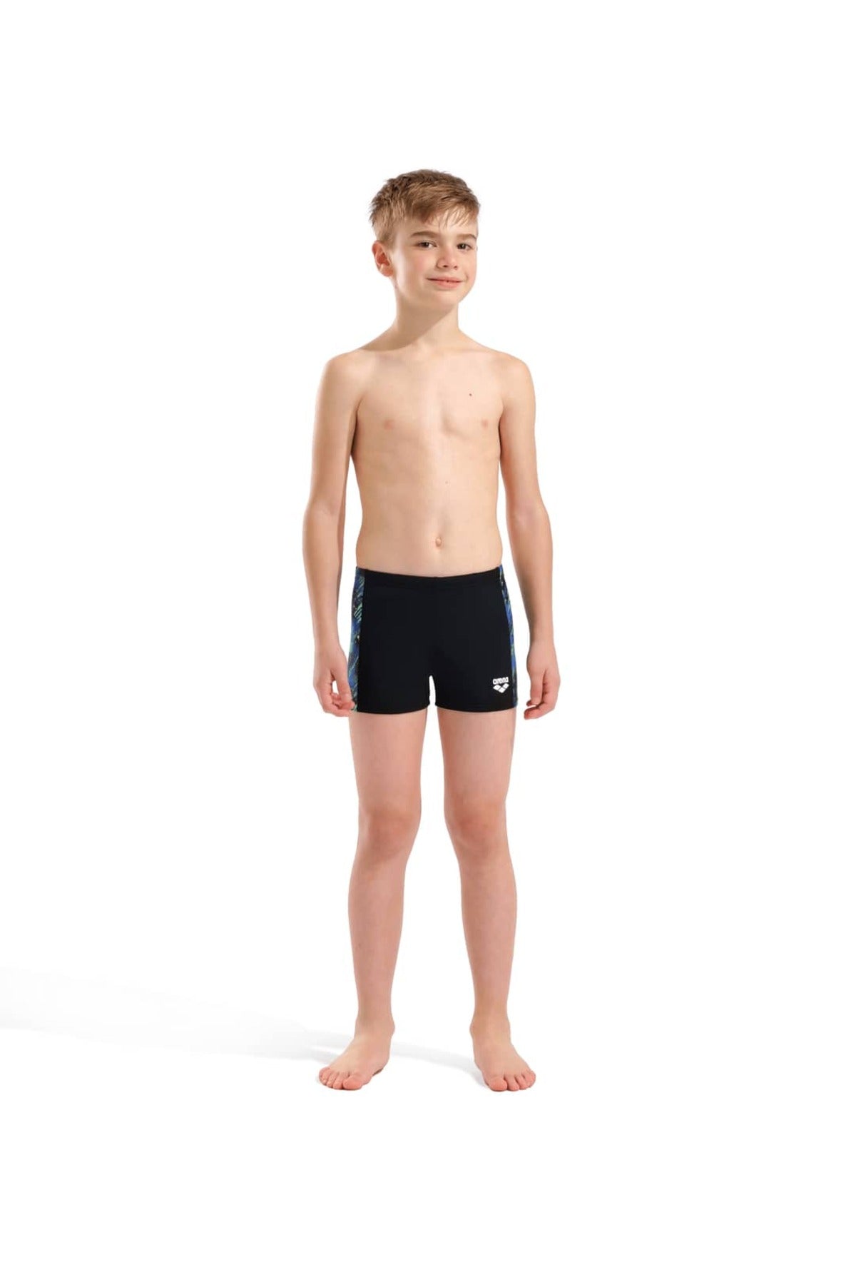 Arena Draft Swim Short Erkek Çocuk Deniz Şortu 010748550 - Siyah Mavi