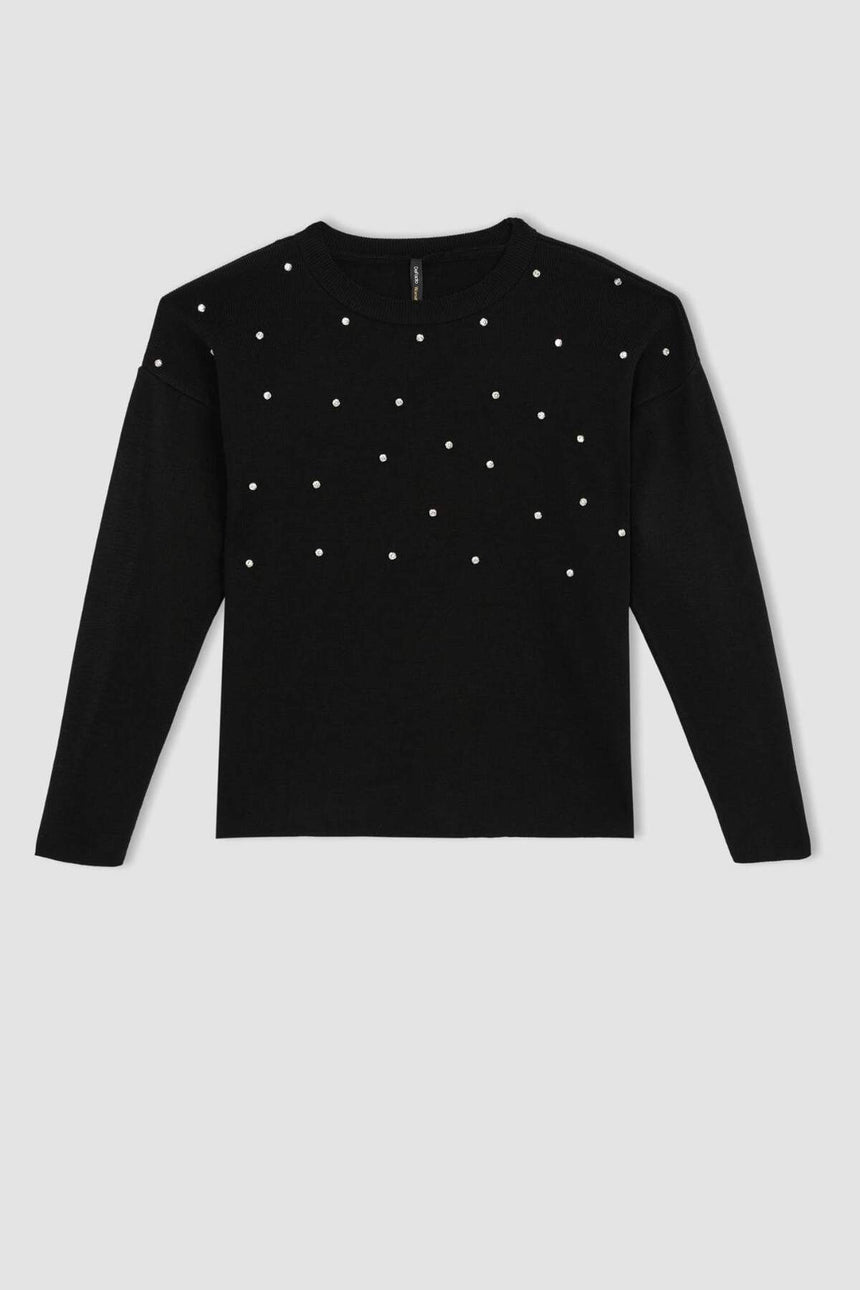 Defacto Kadın Pullover R0726Az - Siyah