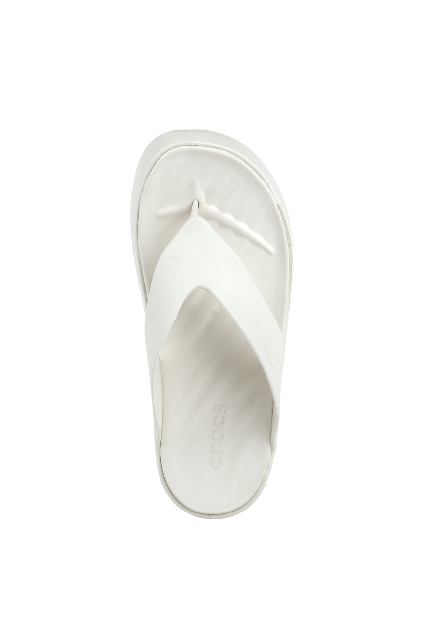 Crocs Getaway Platform Flip 209410 Unisex Terlik - Açık Bej Gri