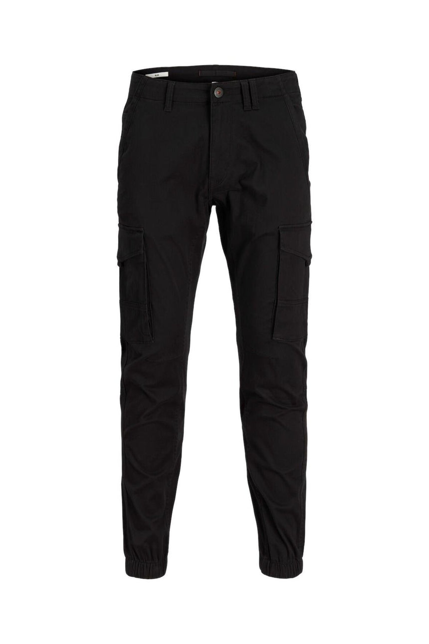 JACK&JONES JPSTPAUL FLAKE CARGO NOOS 12139912 - Siyah