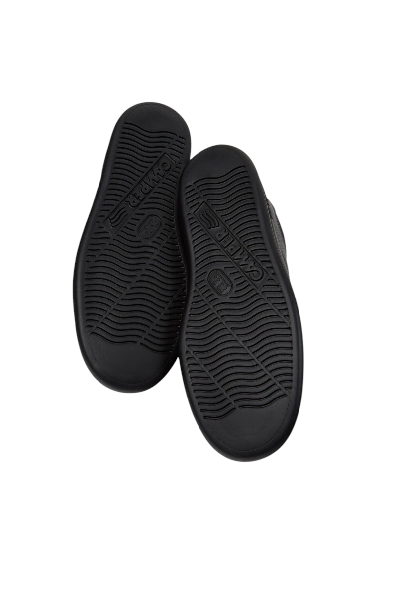 Sporline Camper Runner Four siyah kadın sneaker ayakkabının dalgalı desenli hafif XL EXTRALIGHT taban detayı