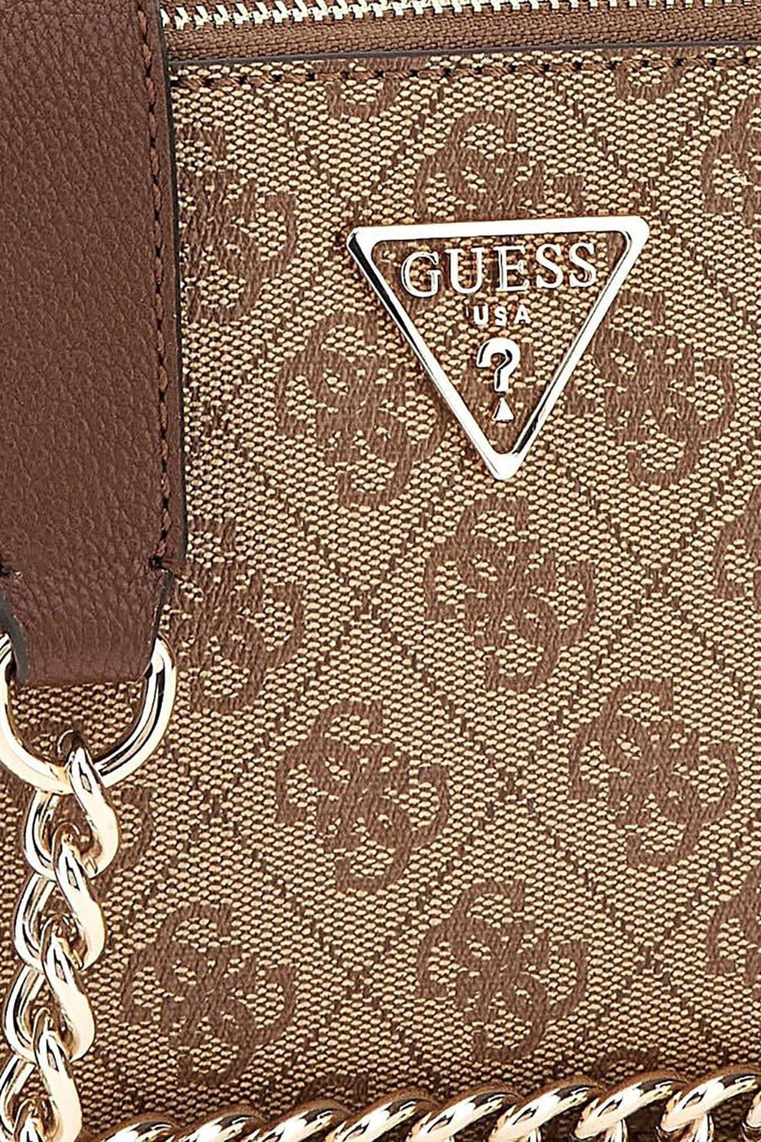 GUESS KADIN NOELLE CROSSBODY CAM HWBG7879140 - Kahverengi