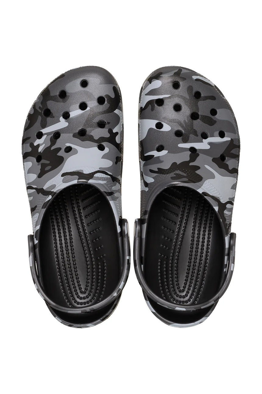 Crocs Kids Camouflage Clog 211879 - Siyah-yeşil Çocuk Terlik - Siyah-yeşil