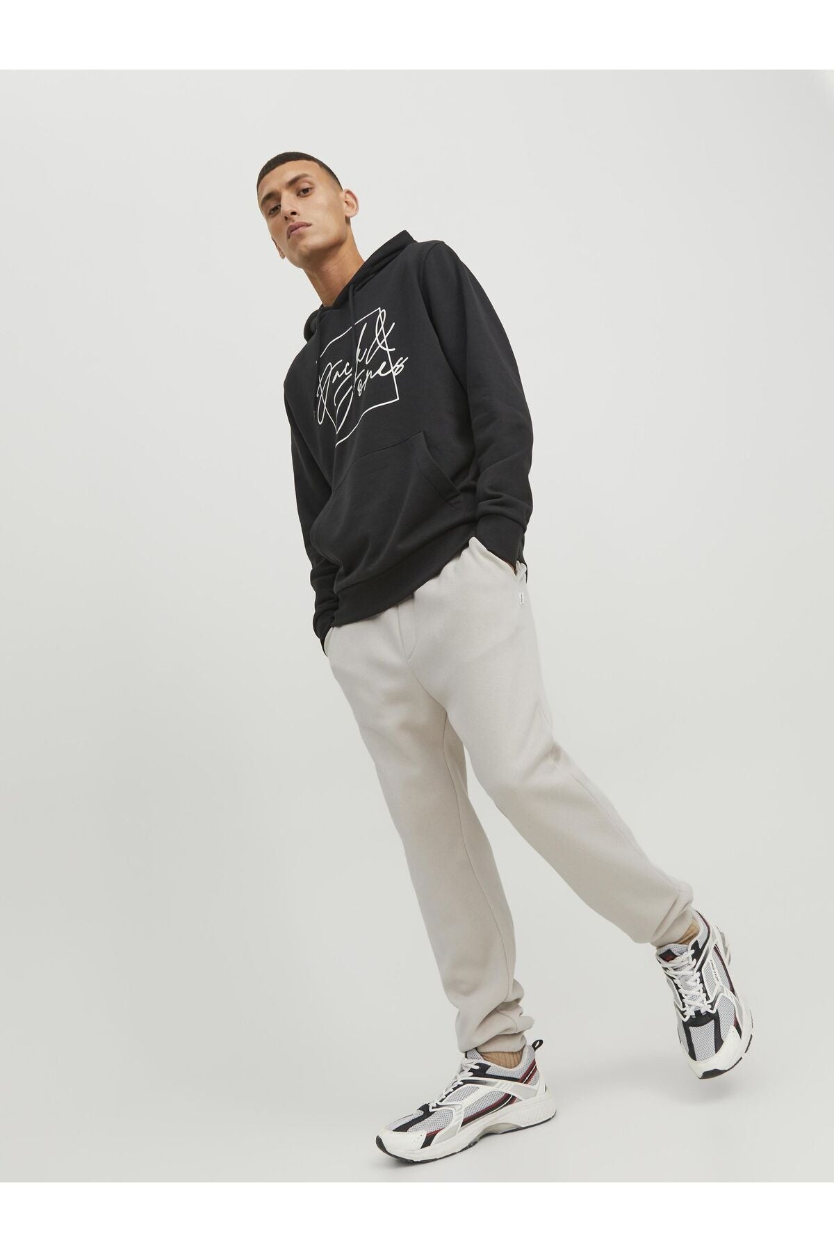 Jack & Jones Gordon Bradley Erkek Eşofman Altı 12249274 - Bej / Açık Gri