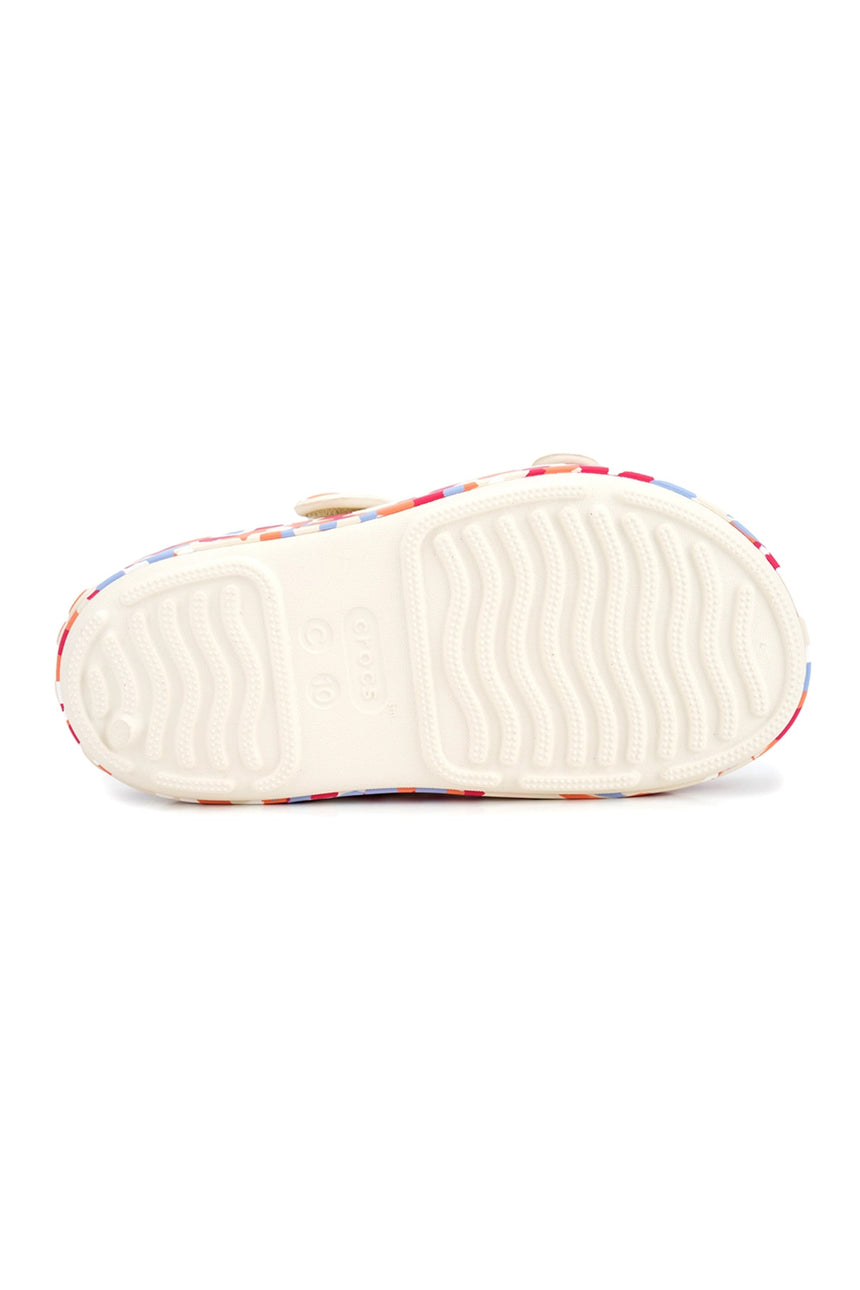 Crocs Crbndcruiserglwconfettibandsdk 212527 Unisex Terlik - Kırık Beyaz Açık Pembe