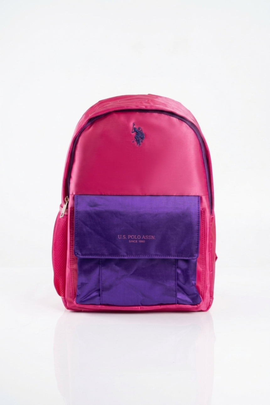 U.S. Polo Assn. Kız Çocuk Sırt Çantası 26104 - Mor / Pembe