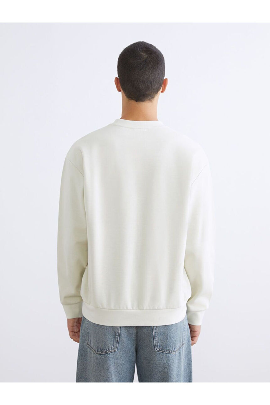LC Waikiki Erkek Sweatshirt W5JV36B8 - Açık Gri