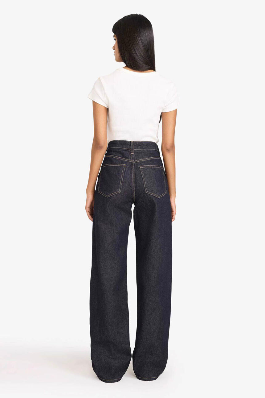 Defacto Kadın Denim D5123AX - Mavi/Siyah
