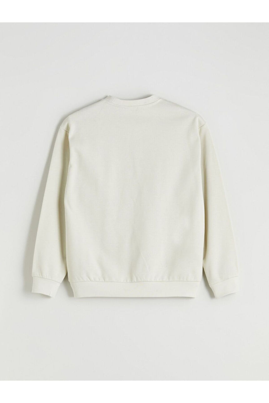LC Waikiki Erkek Sweatshirt W5JV36B8 - Açık Gri