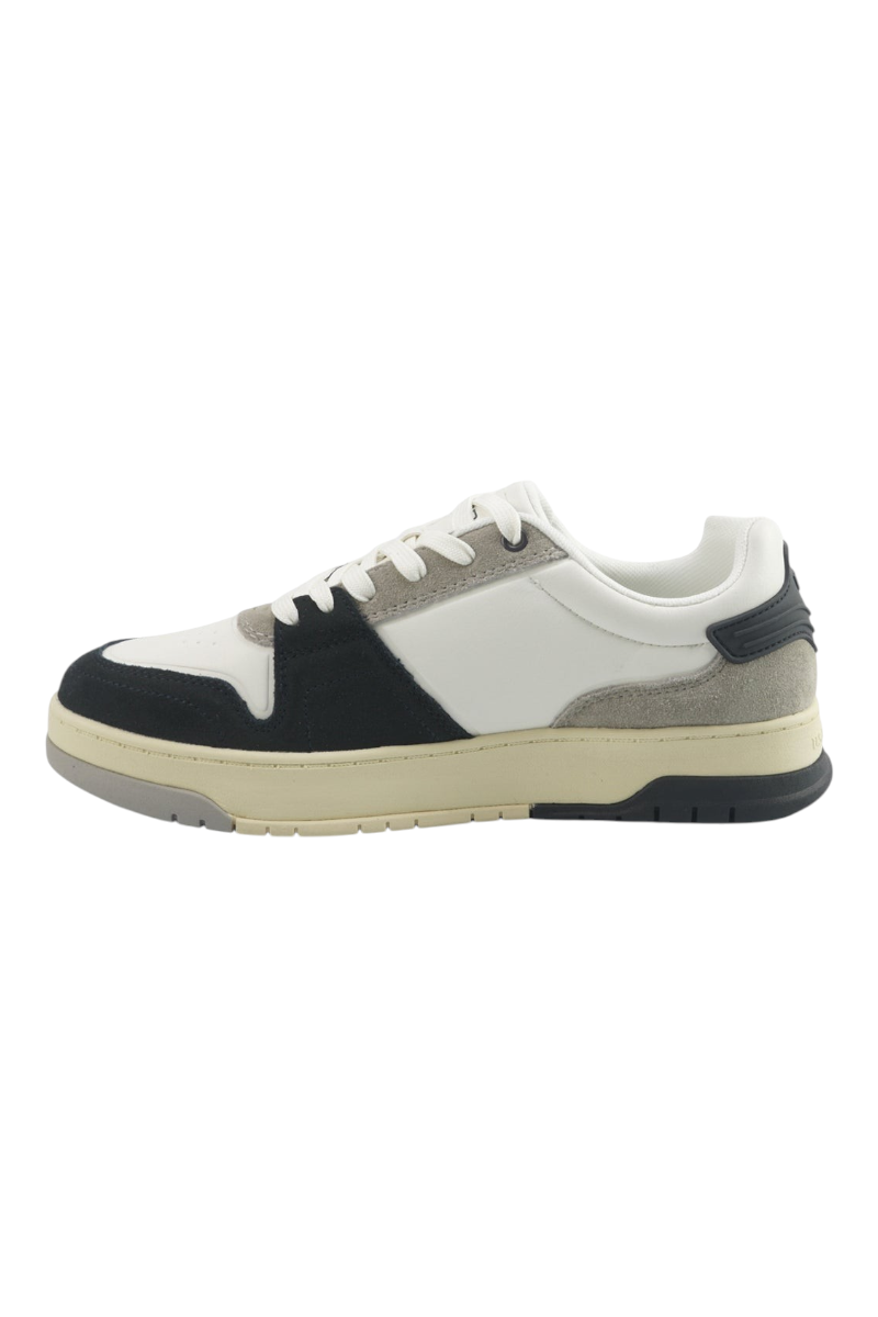 Sporline U.S. Polo Assn. GLB beyaz tekstil erkek sneaker, yan profil görünümü