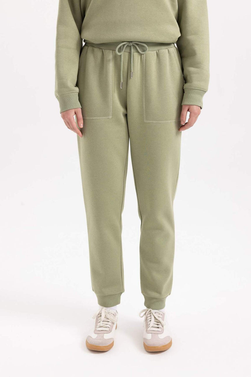 Defacto Kadın Trousers V2699AZ - Açık Haki Yeşili