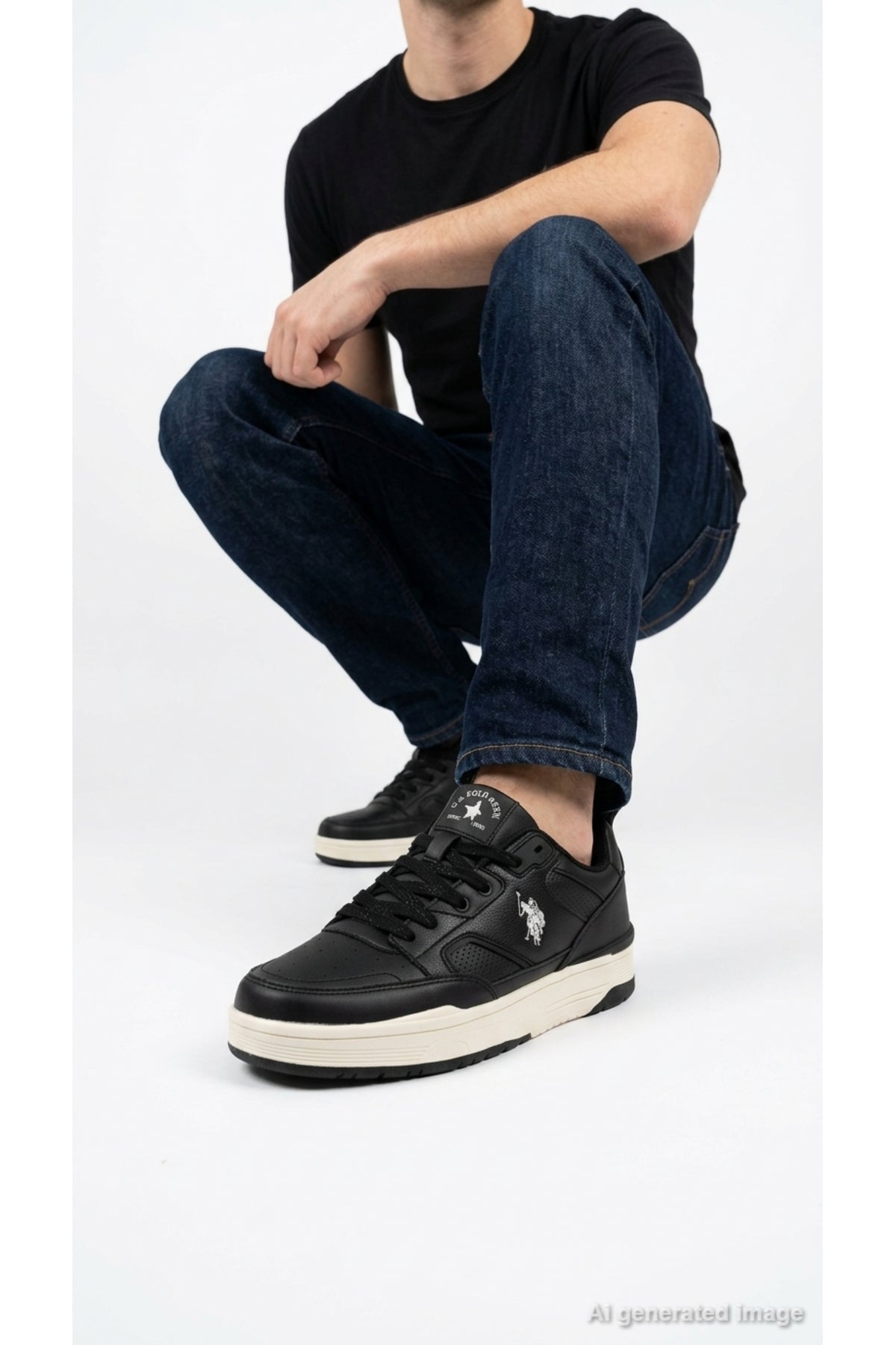 U.S. Polo Assn. Rare Erkek Sneaker - Siyah