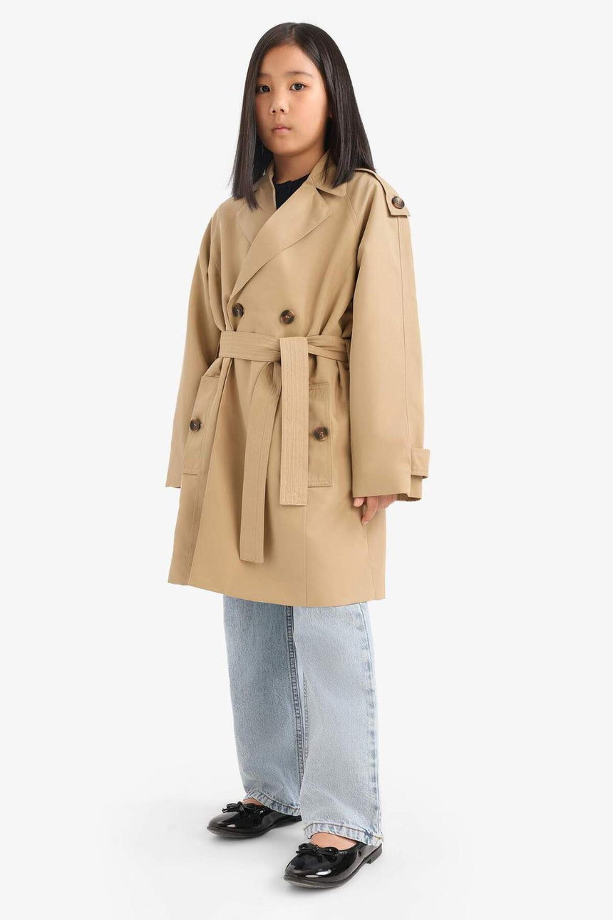 Defacto Çocuk Trenchcoat E7642A8 - Kahverengi