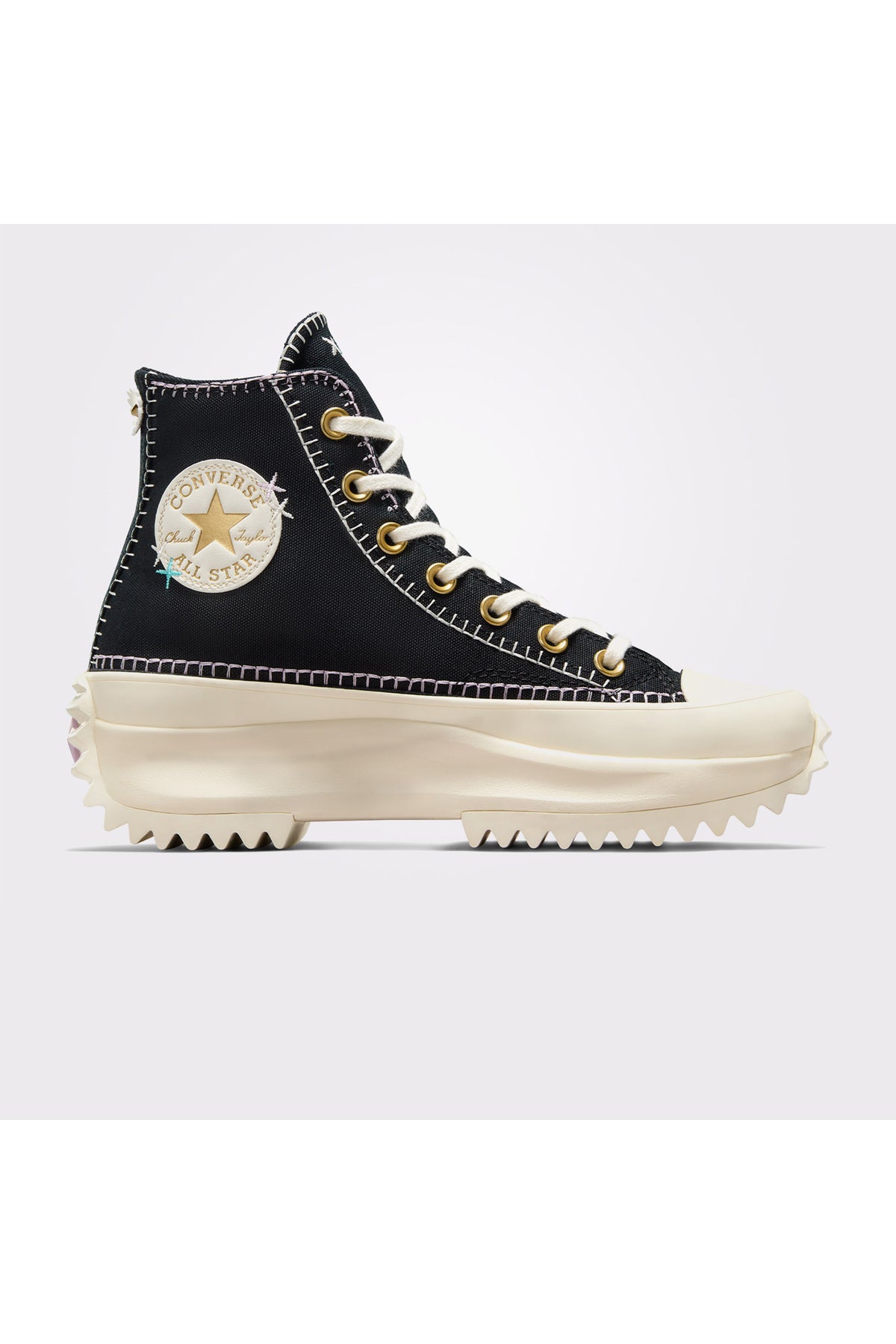 Converse Run Star Hike Platform Unisex Sneaker A08733C - Siyah