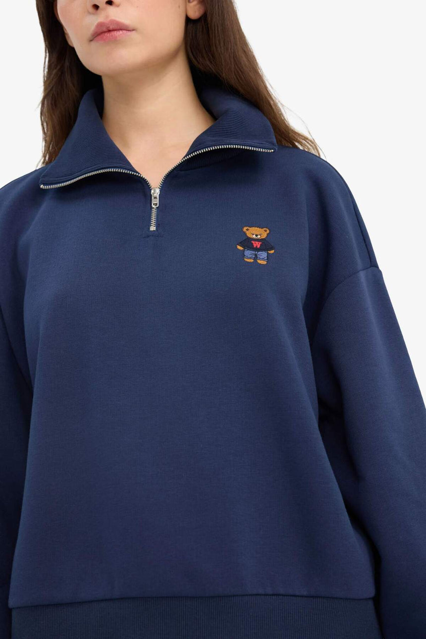 DeFacto Kadın Oversize Sweatshirt G7217AX - Koyu Lacivert