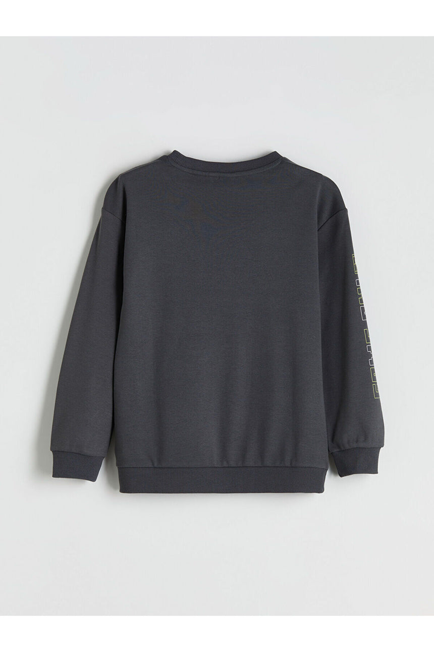 LC Waikiki Çocuk Sweatshirt W5NF04B4 - Antrasit