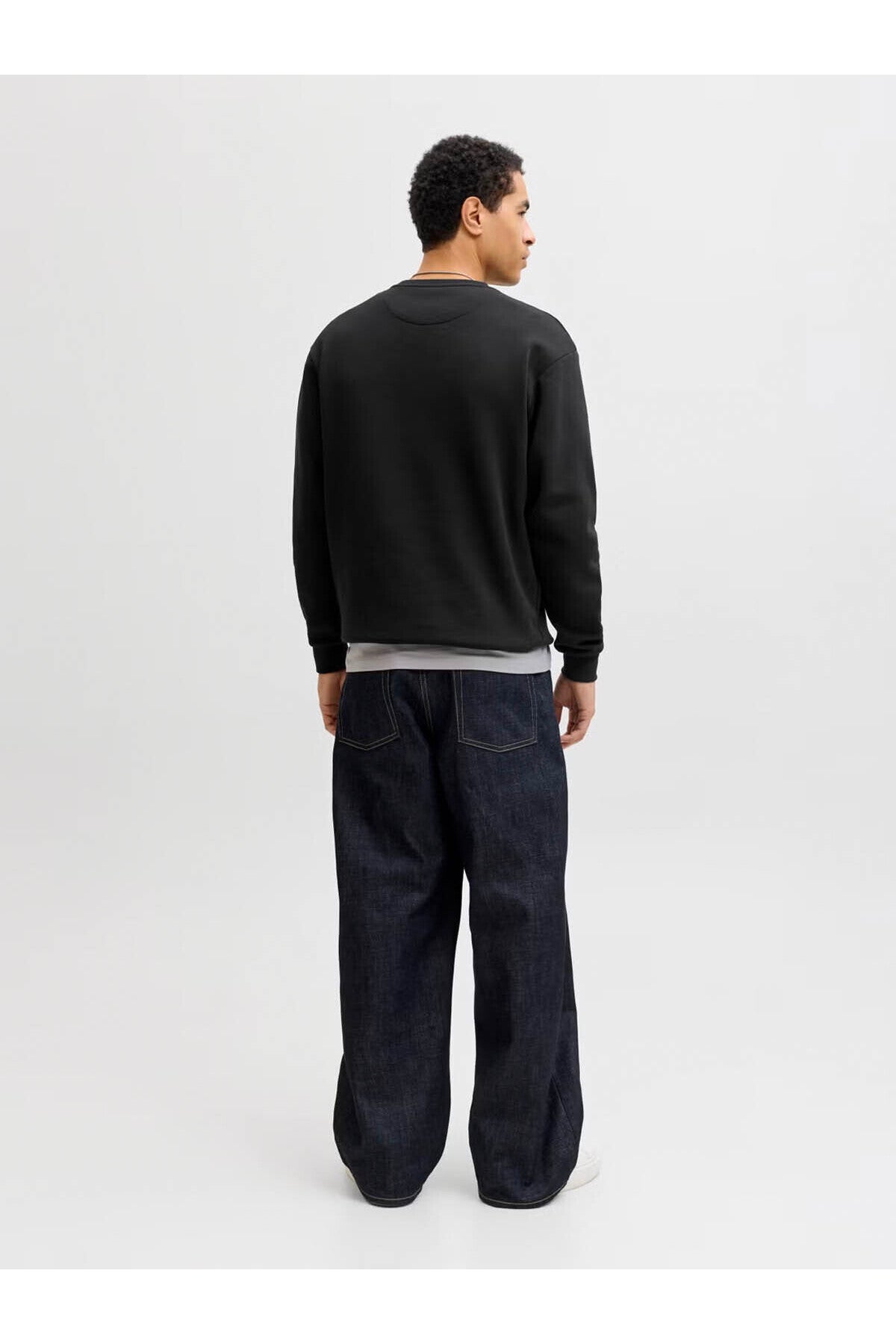 Jack & Jones Bradley Erkek Sweatshirt 12249341 - Siyah
