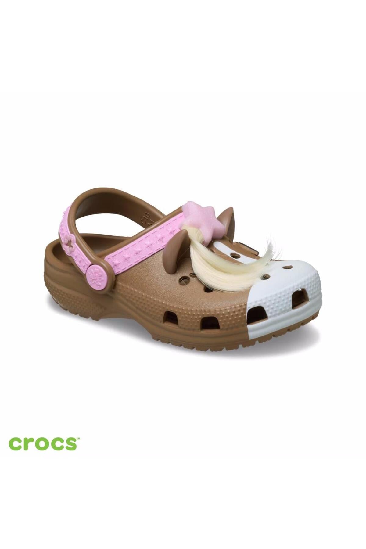 Crocs Classic I AM Horse Clog Çocuk Terlik 211371 - Sütlü Çikolata