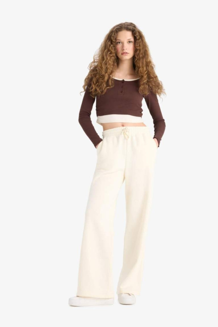 Defacto Kadın Trousers A0954AX - Ekru