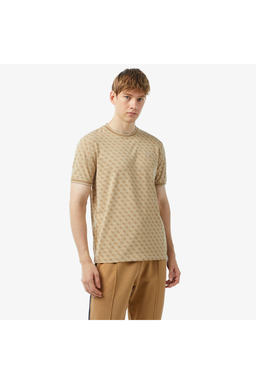 GUESS ERKEK MARSHALL T-SHIRT Z2YI05J1314 - Bej