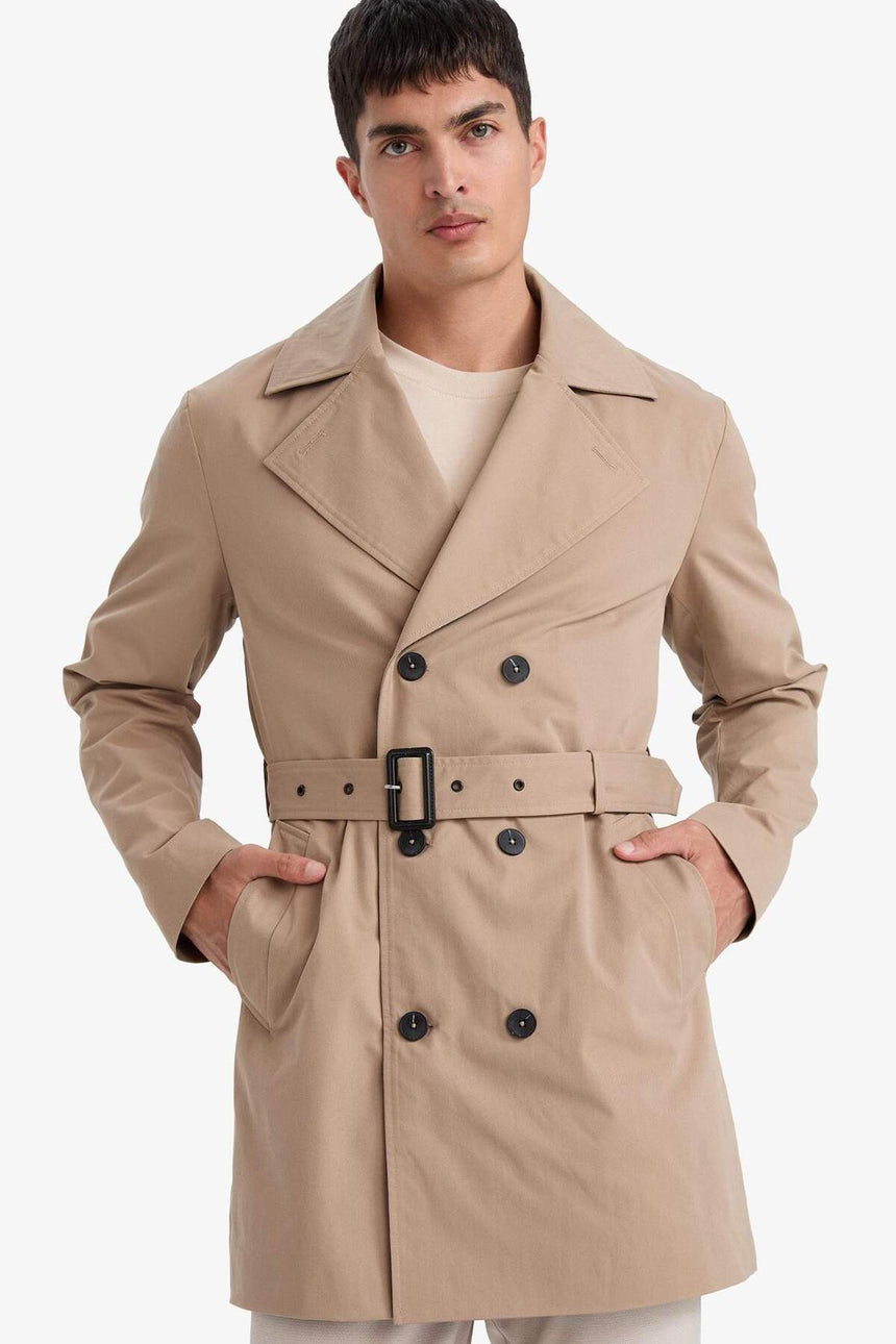 Defacto Erkek Outer Wear D5528AX - Açık Kahve