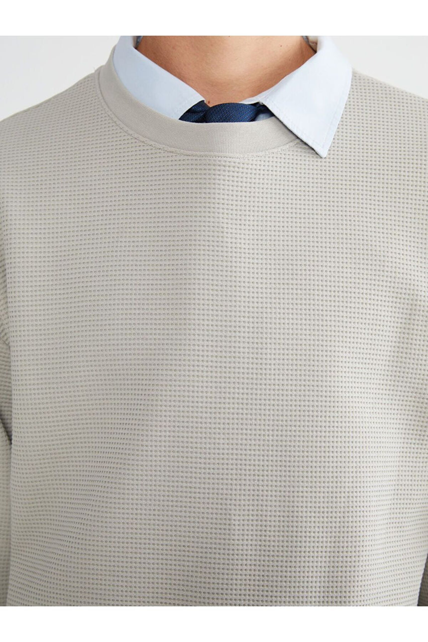 LC Waikiki Erkek Sweatshirt W5MR36E8 - Gri