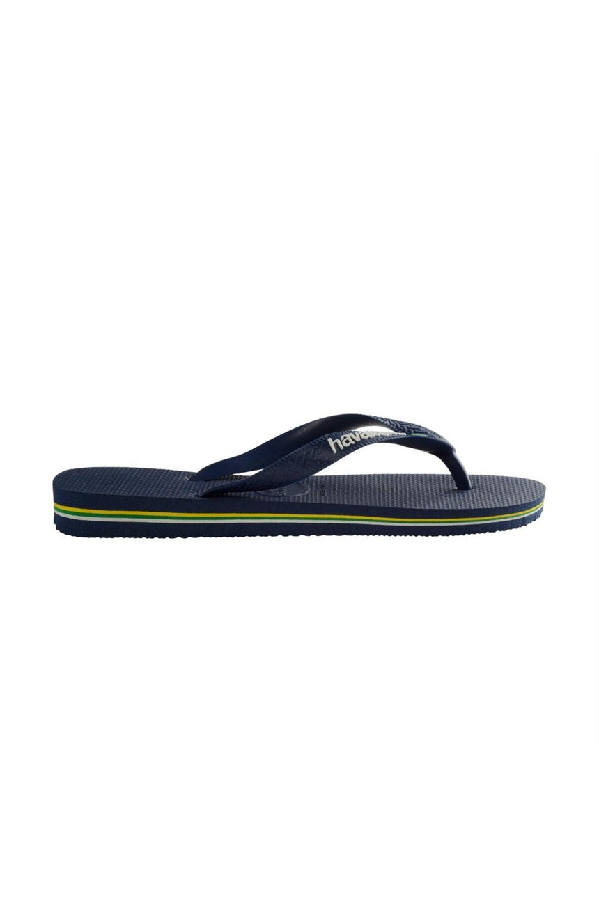 Havaianas Brasil Logo 4110850 Erkek Terlik - Mavi