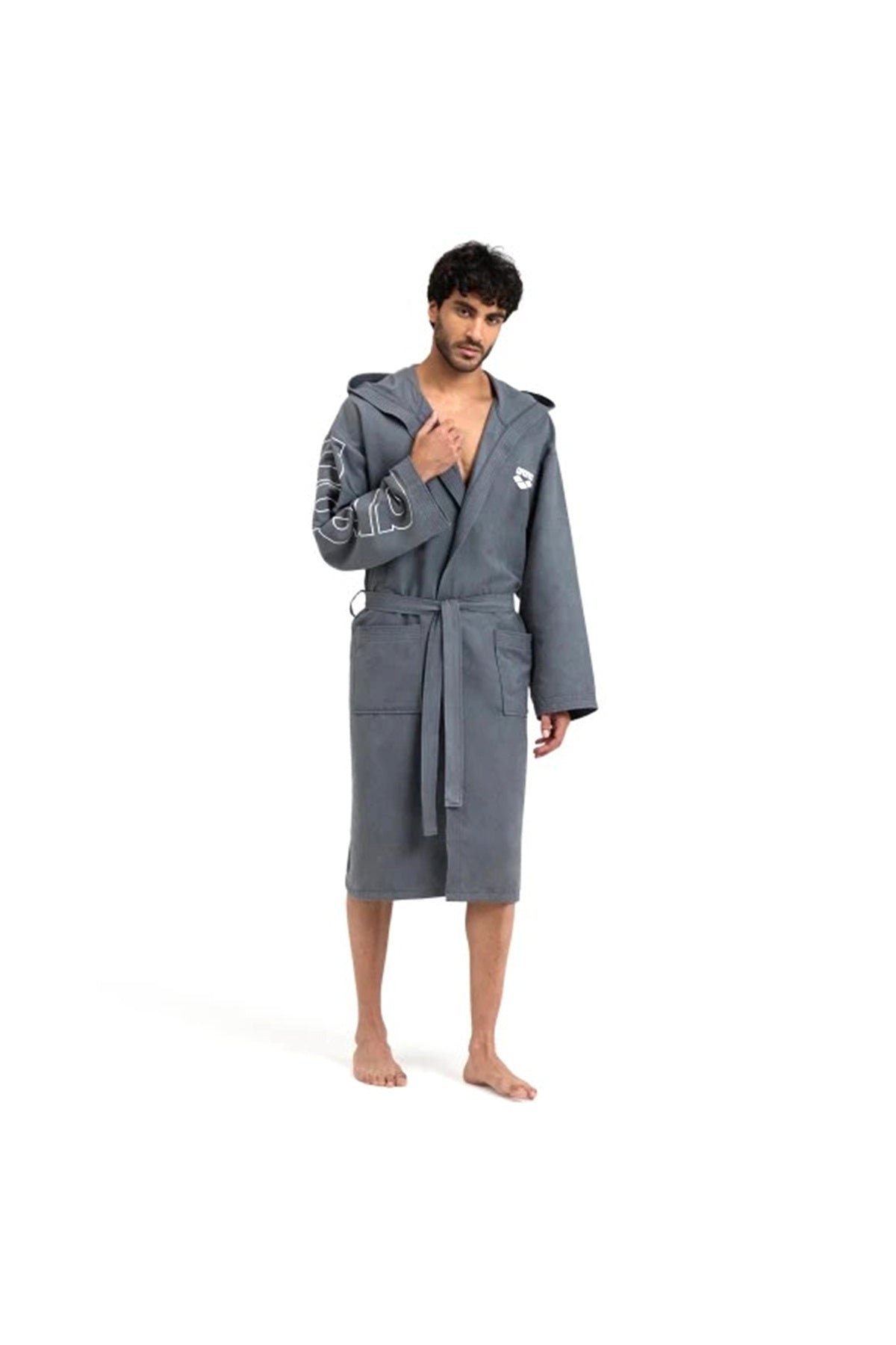 Arena Zeal Unisex Bornoz 009032510 - Siyah Gri