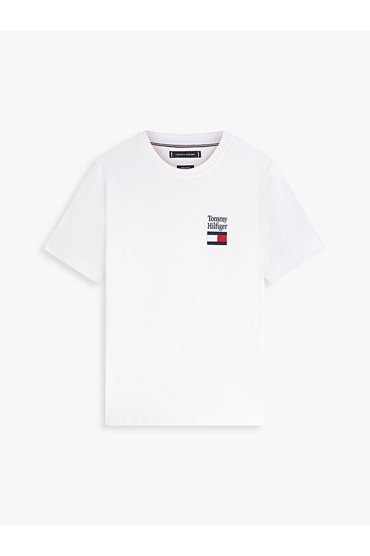 Tommy Hilfiger MW0MW42367 Erkek T-Shirt - Beyaz
