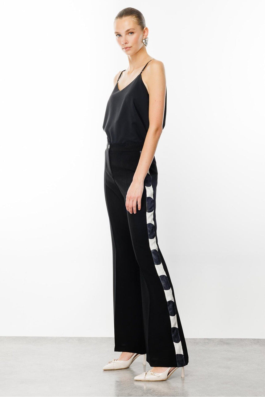 Moda İlgi ILG241PNT04640 Kadın Pantolon - Siyah