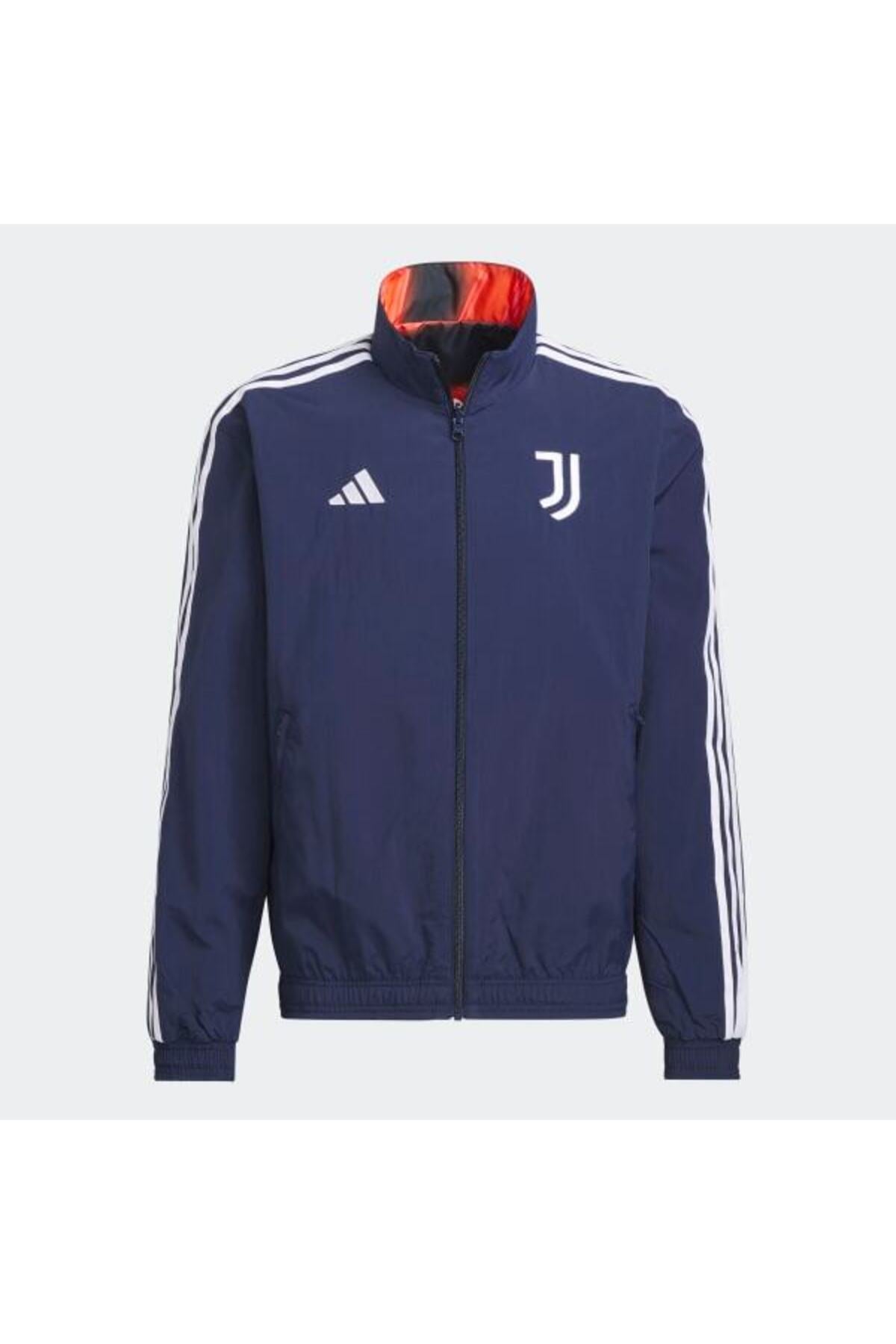 adidas Juventus Anthem Erkek Ceket IP8794 - Mavi