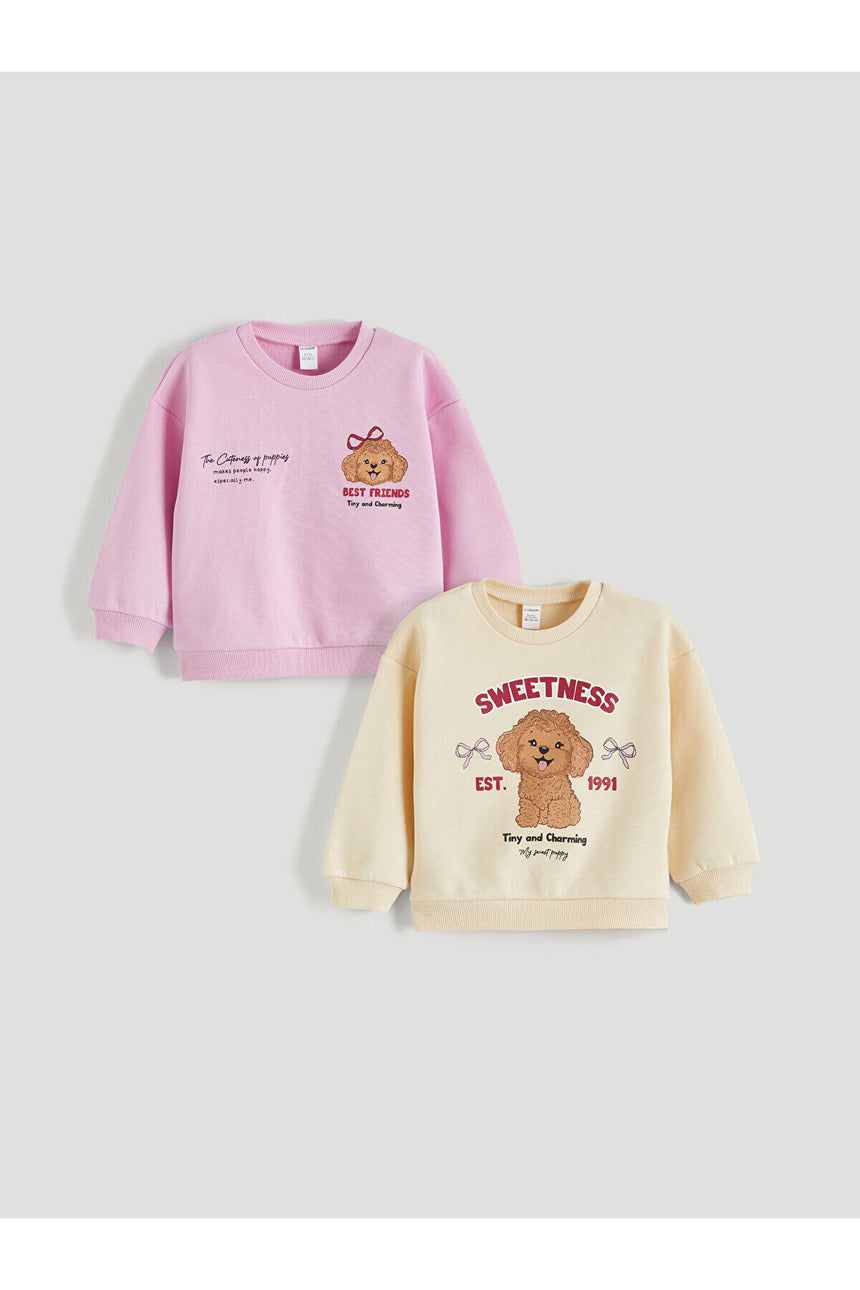 LC Waikiki Çocuk Sweatshirt W5N827B1 - Açık Kahve