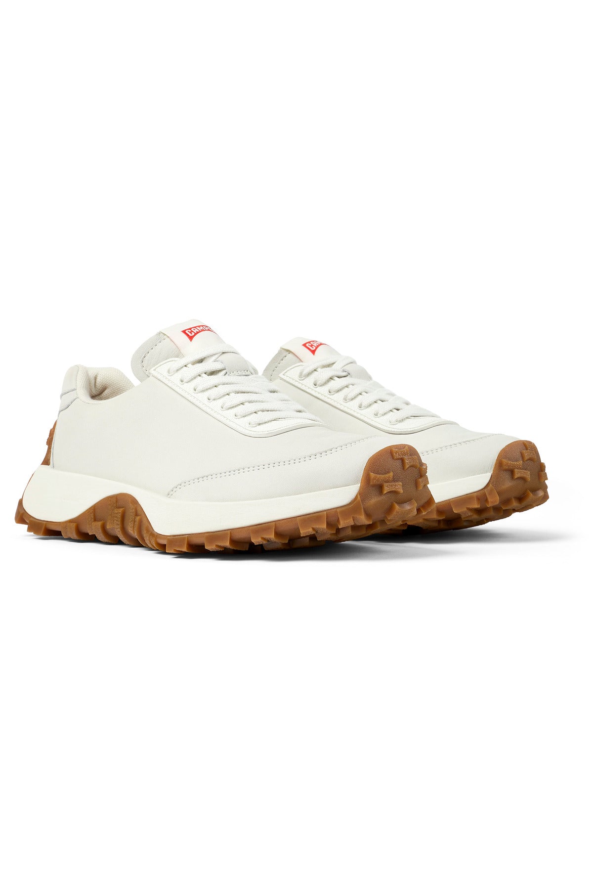 Camper Kadın Drift Trail Sneaker K201586-001 - Beyaz/Kahverengi