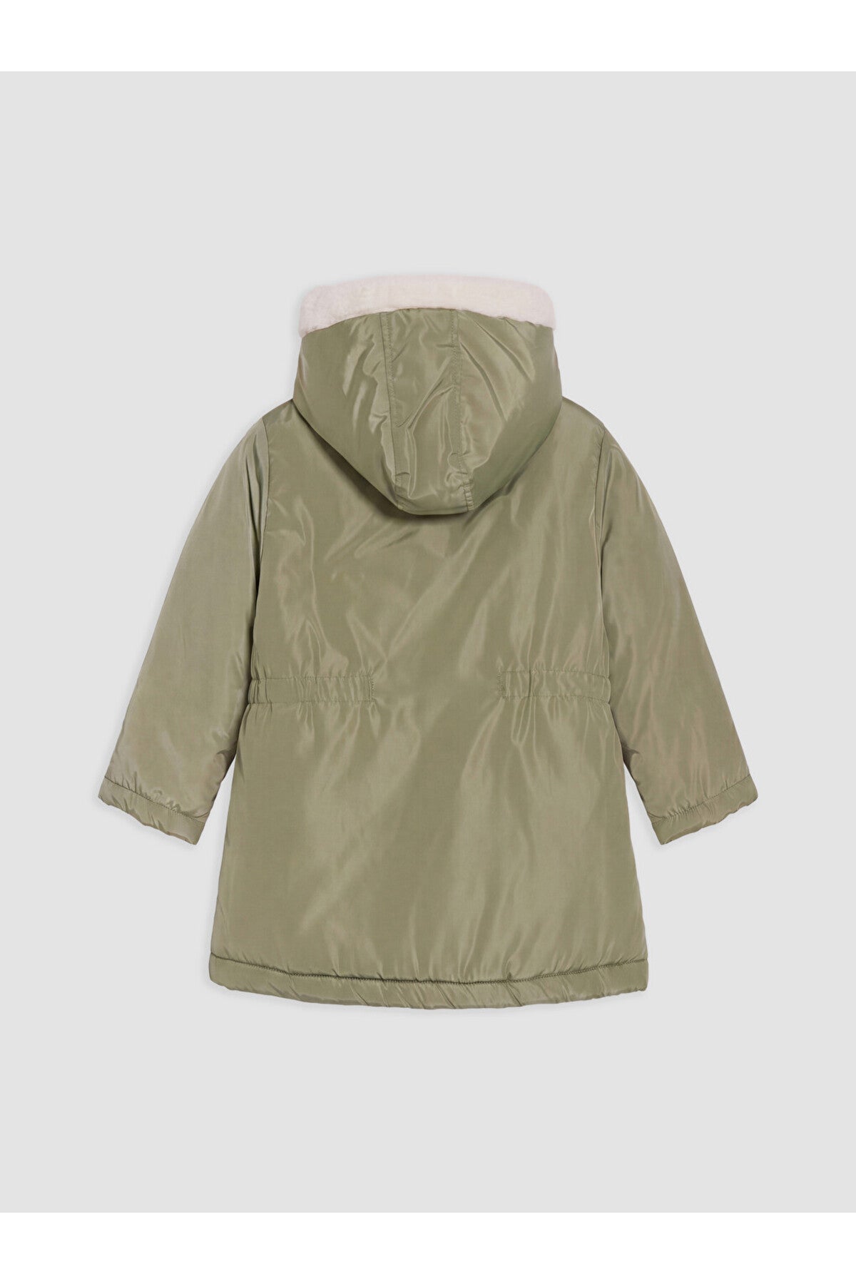 LC Waikiki Kız Çocuk Kapüşonlu Mont W67612H1 - Açık Yeşil