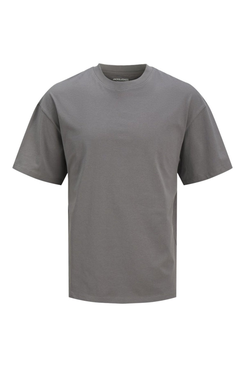 JACK&JONES JJEBRADLEY TEE SS NOOS PLS 12250623 - Koyu Gri