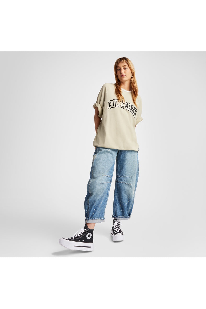 CONVERSE CHUCK TAYLOR ALL STAR LIFT DOUBLE STACK A12975C.001 - Siyah