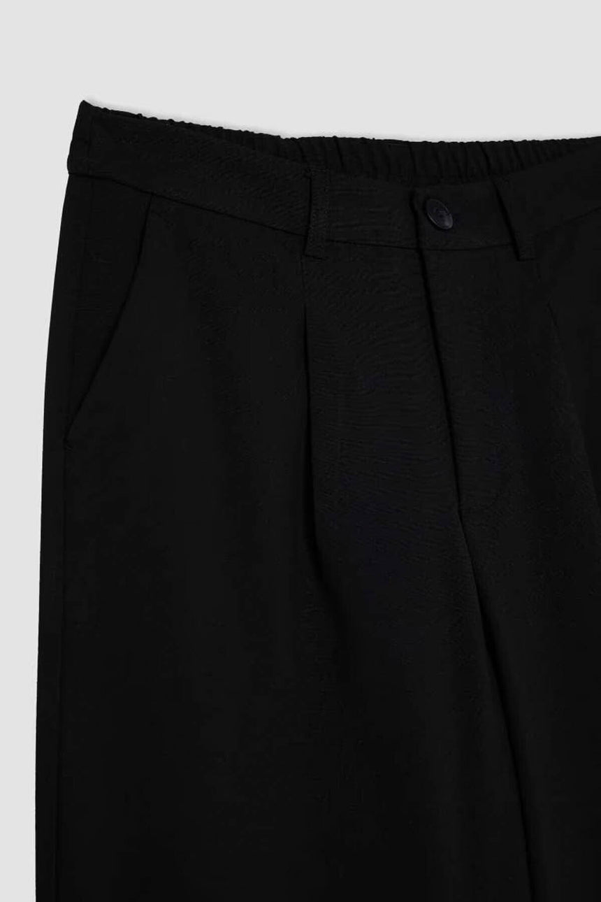 DeFacto Kadın Wide Leg Pantolon D4360AX - Siyah