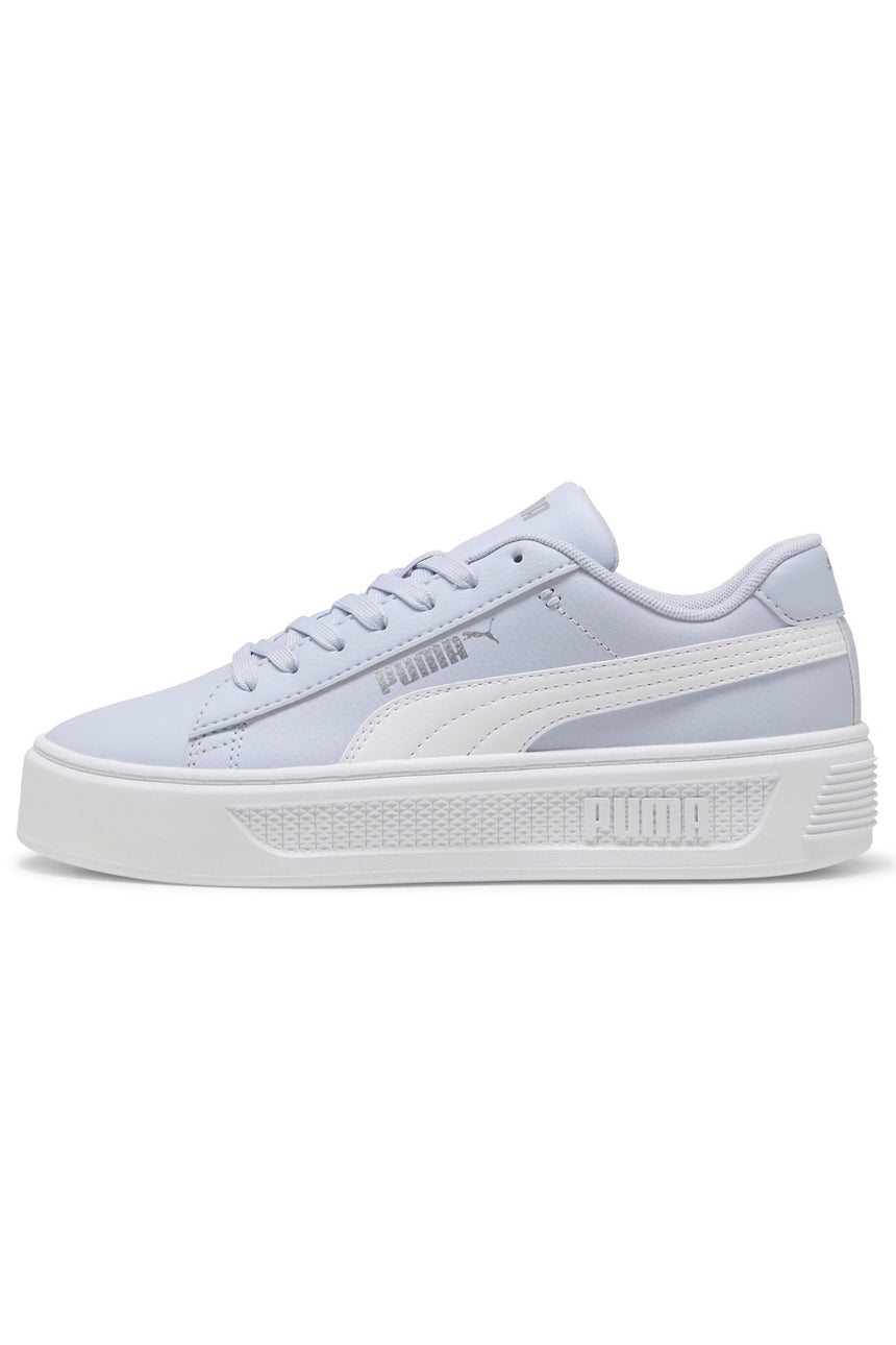 Puma Smash Platform v3 39075820 - Mavi/ Beyaz/ Gümüş