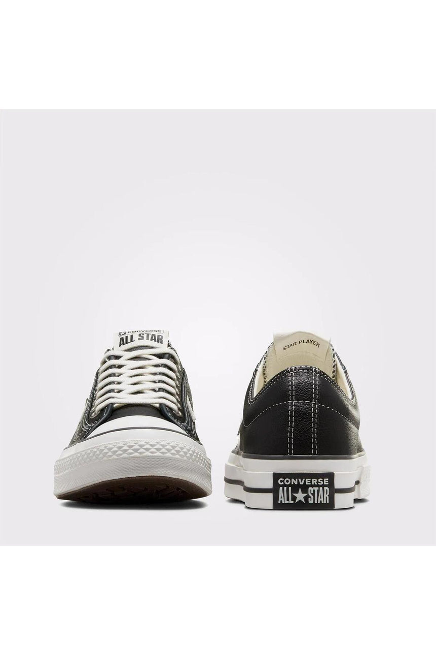 Converse Star Player 76 Fall Leather A06204C.001 - Siyah/Gümüş