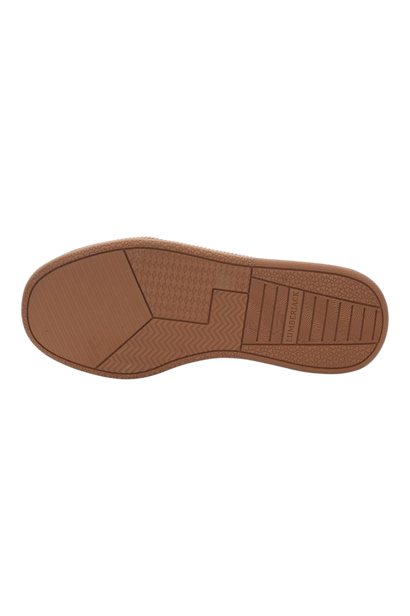Sporline Lumberjack Berom kadın sneaker ayakkabının taba rengi desenli kauçuk dış tabanı