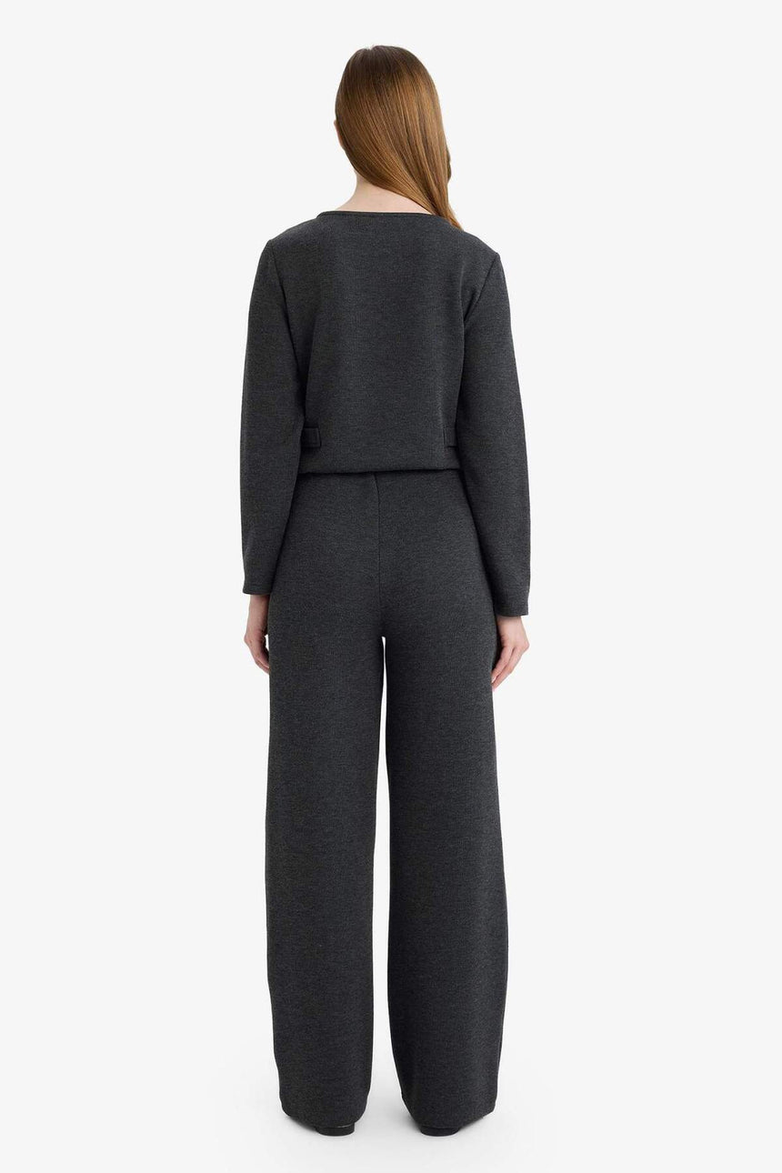 Defacto Kadın Trousers G2918AX - Antrasit