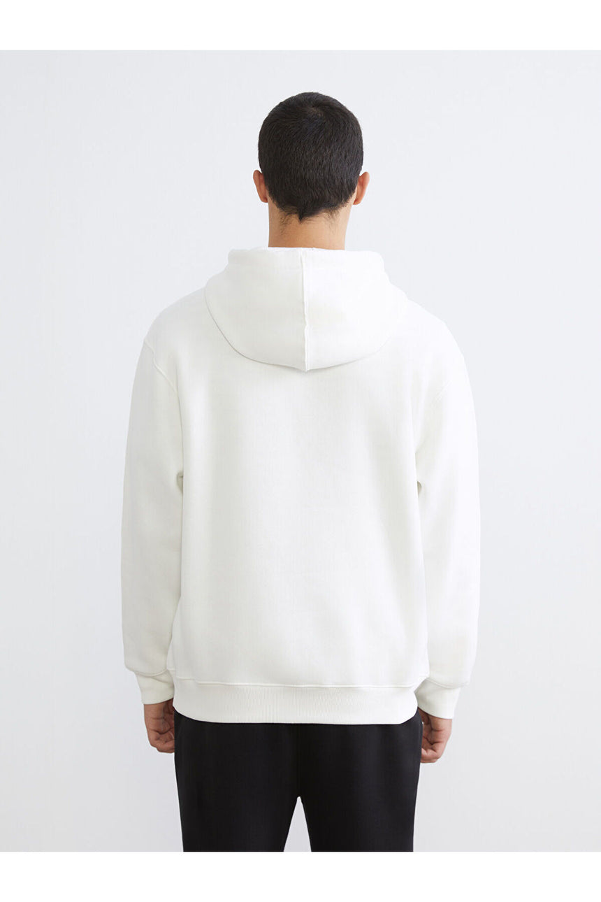 LC Waikiki Erkek Sweatshirt W5M615AA - Ekru