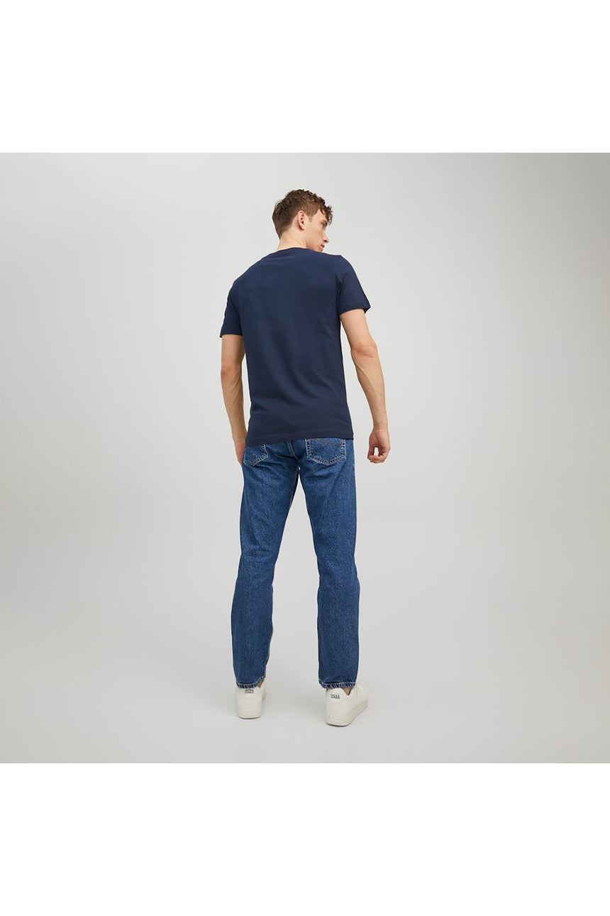 JACK&JONES JPRBLUARCHIE SS TEE CREW NECK NOOS 12217167 - Koyu Lacivert